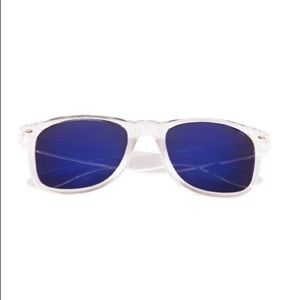 Clear & Blue Sunglasses